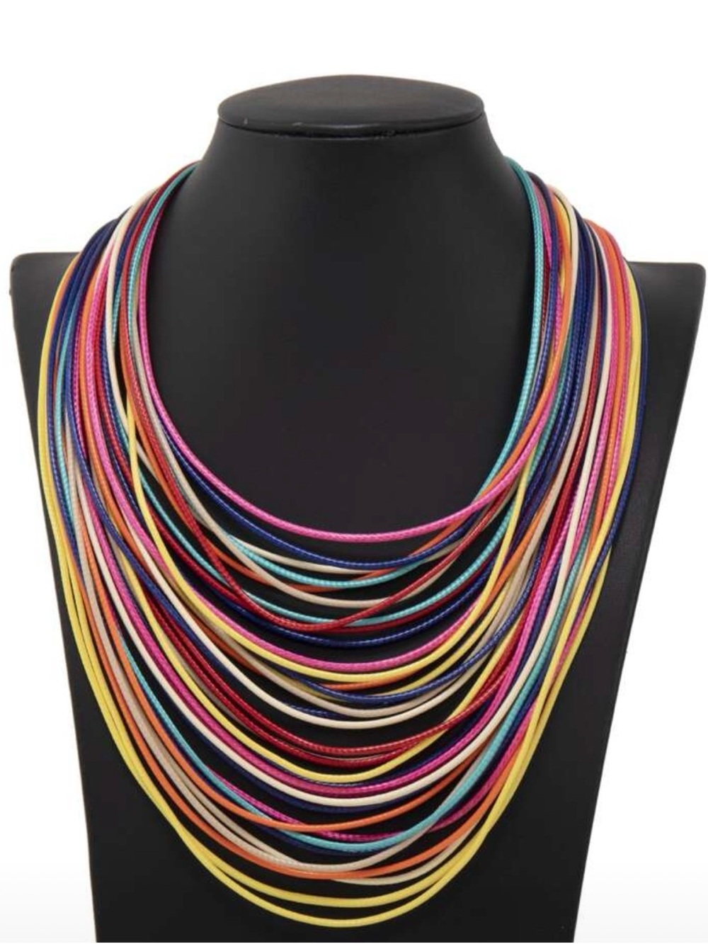 Multicolor Statement Layered Necklace - Women Jewelry